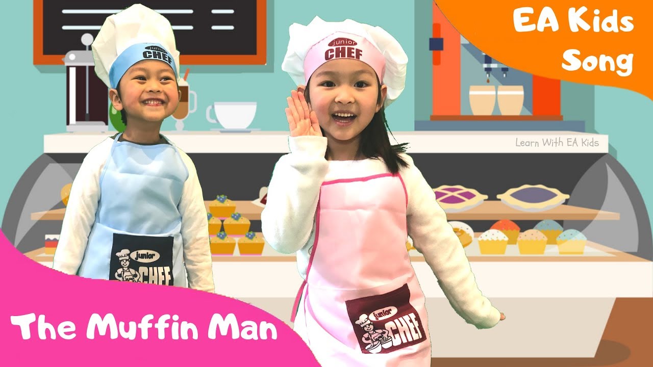 The Muffin Man Song With Lyrics - EA Kids Song - English Nursery Rhymes For Children