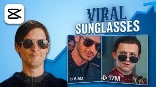 Trending Sunglasses Transition Tutorial Capcut 🔥