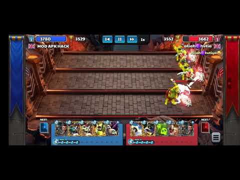 CASTLE CRUSH VS HACKER BATTLE MOD APK 2025 NO MANA 100 WORKING 