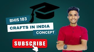 #12 BHIS 183 | CRAFTS IN INDIA | ELECTIVE COURSE | IMPORTANT QUESTION  | IGNOU WALAY AAYUSH SIR