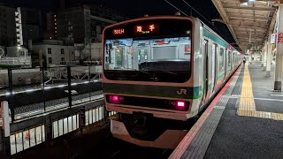 【JR東日本】常磐快速線 E231系0番代 マト128編成  快速 取手 早朝広角前面展望