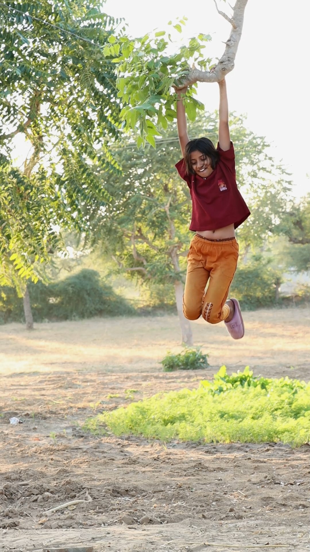 Pani Di Gal Ped Jump challenge? #shorts #jump #comedyshorts