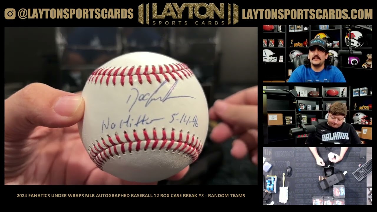 2024 Fanatics Under Wraps MLB Autographed Baseball Mystery 12 Box