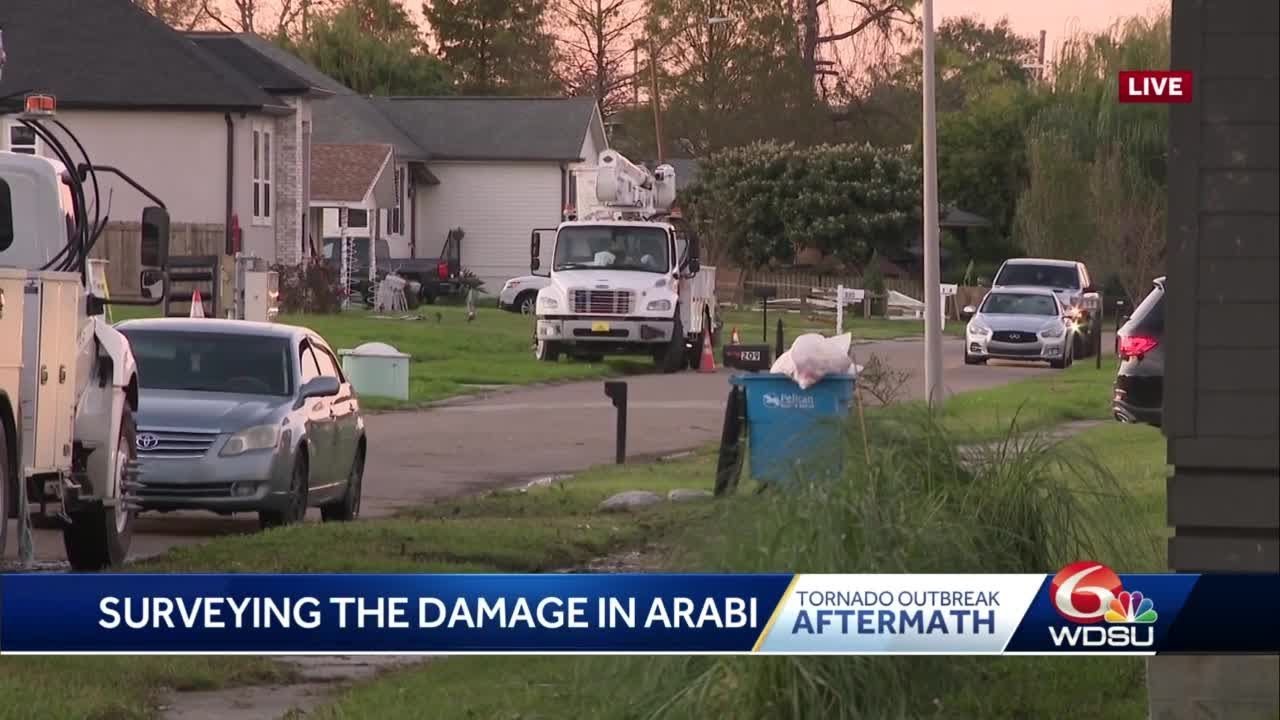 Arabi community comes together to clean up once again after tornado ...