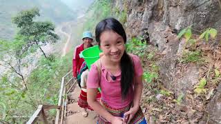 Trèo Hàng Trăm Bậc Thang Lên Thăm Em Pà Sống Ở Trên Trời..!!