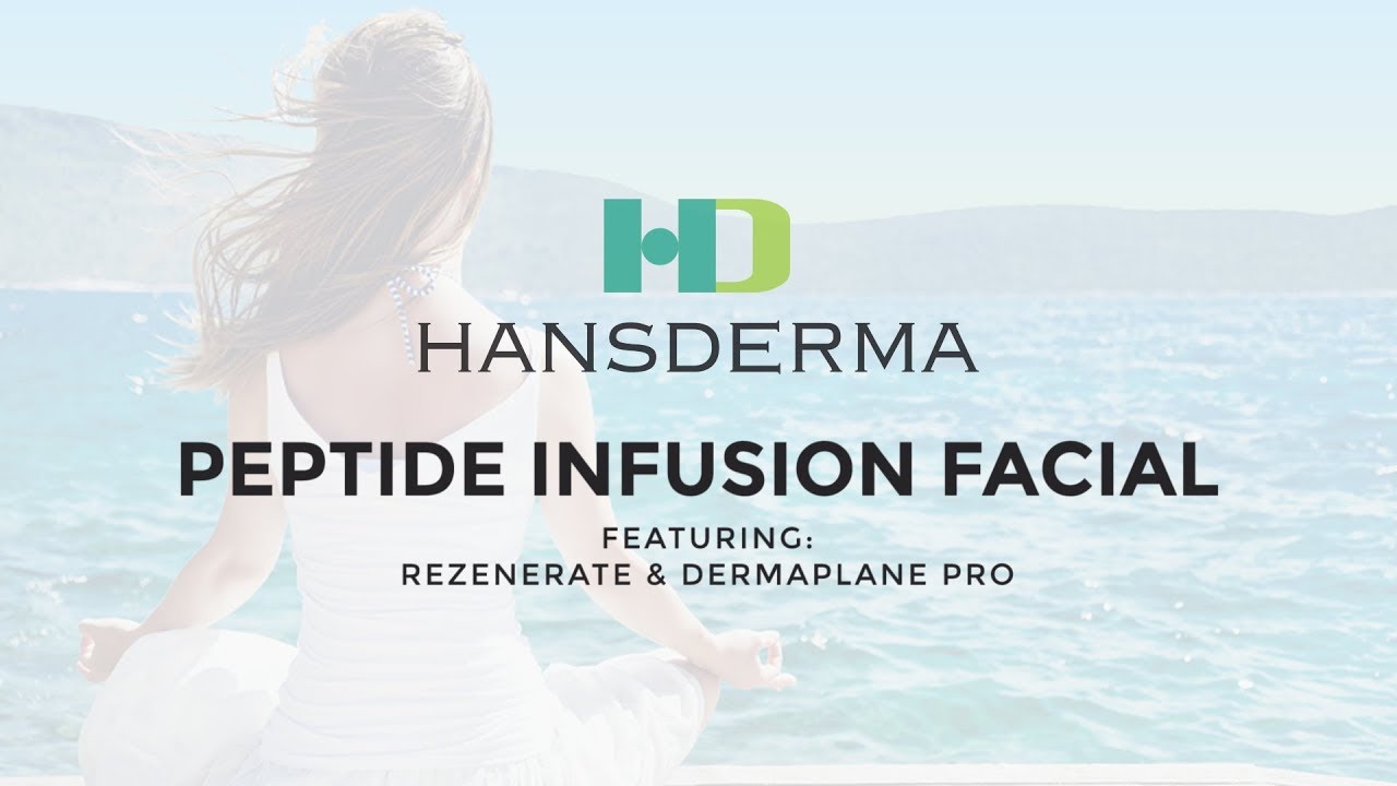 Luxury HANSDERMA PEPTIDE Facial with dermaplaning & nano-infusion