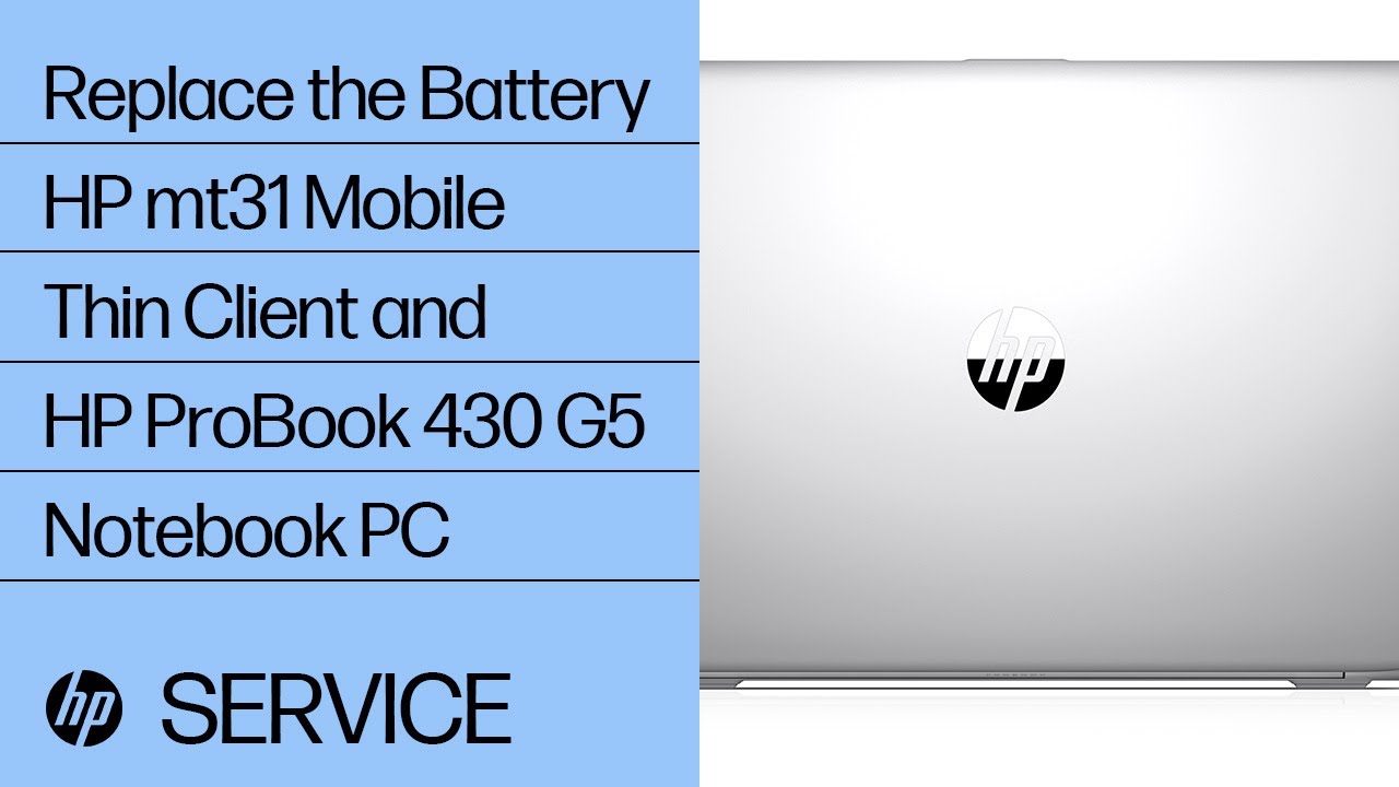 how to change wifi password How to Replace the Battery | HP mt31 Mobile Thin Client and HP ProBook 430 G5 Notebook PC
