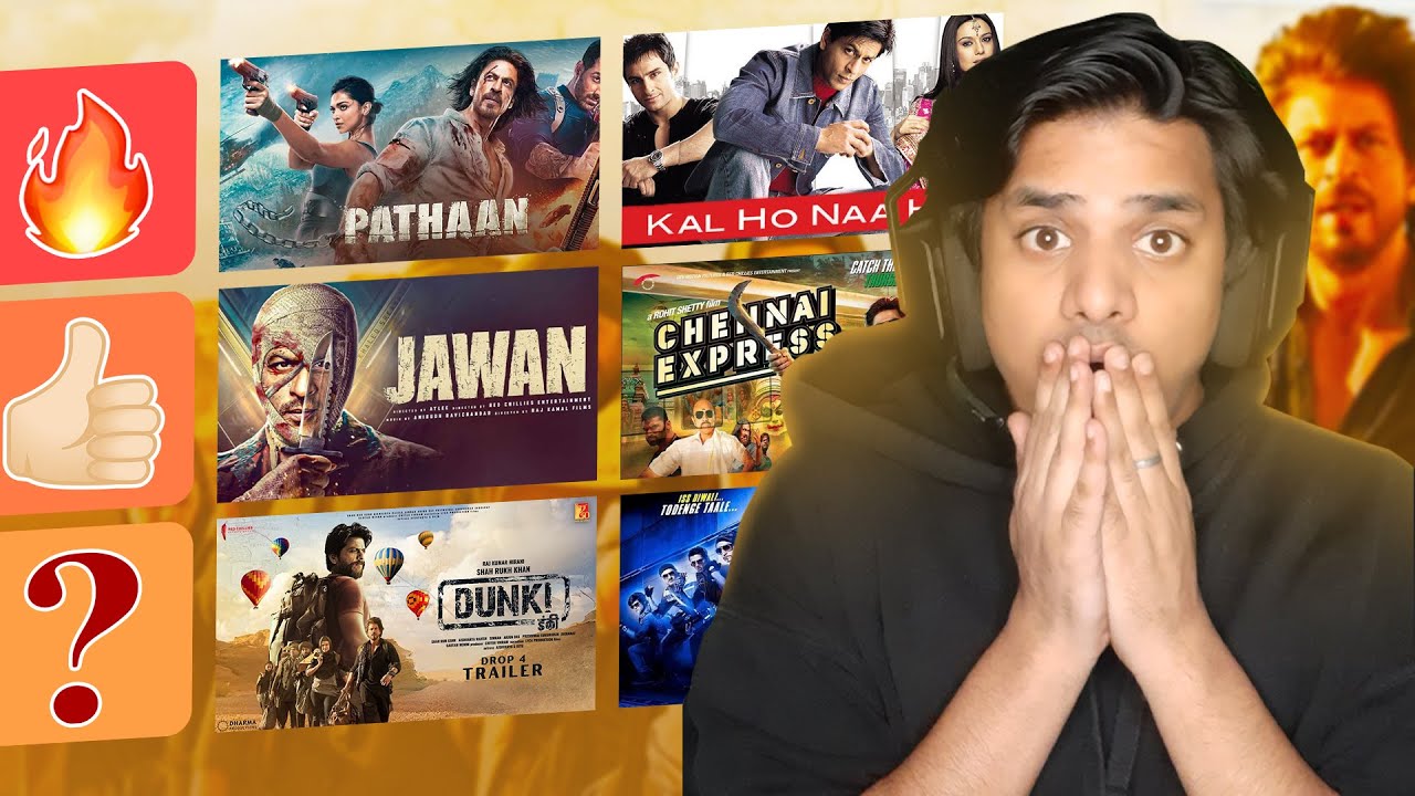 Shah Rukh Khan Movie Tier List