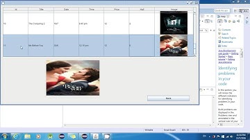 Example of Movie Booking System,  using Java and MySQL