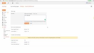 how to enable meta tags in blogger template