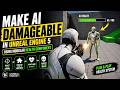 Make AI Damageable in Unreal Engine 5 Using a Modular Health Component