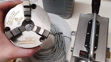 Garage update - new pratt burnerd chuck and central luberication system for cnc lathe