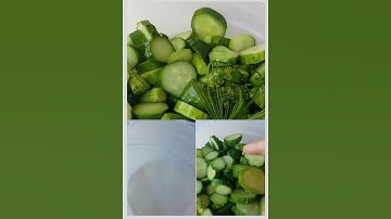 Refrigerator Pickles #dill #garlic #short #shortvideo #shortsvideo #shorts #food #recipe #pickle