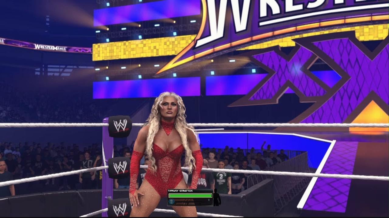 AJ Lee def Tiffany Stratton,Iyo Sky to Retain WWE Womens Championship