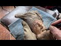 Wood Spirit Carving in Time Lapse - Part 1