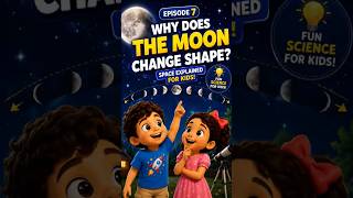 Why Does the Moon Change Shape? | Moon Phases Explained for Kids | Science for Kids