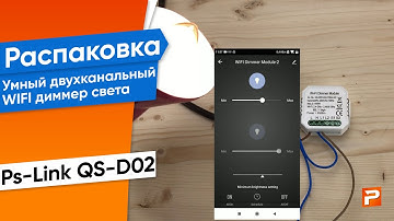 Умный двухканальный WIFI диммер света Ps-Link QS-D02