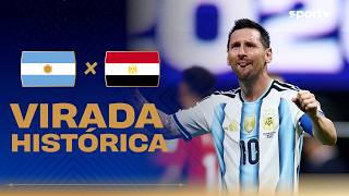ARGENTINA 3 X 2 EGITO | SHOW DE MESSI MAIS UMA VEZ | Giro da Rodada | Copa do Mundo 2026 | sportv