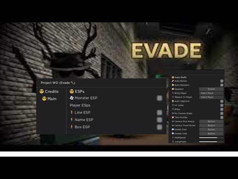 BEST Roblox Evade Script GUI ESP Exploit Unpatched (2023 Pastebin