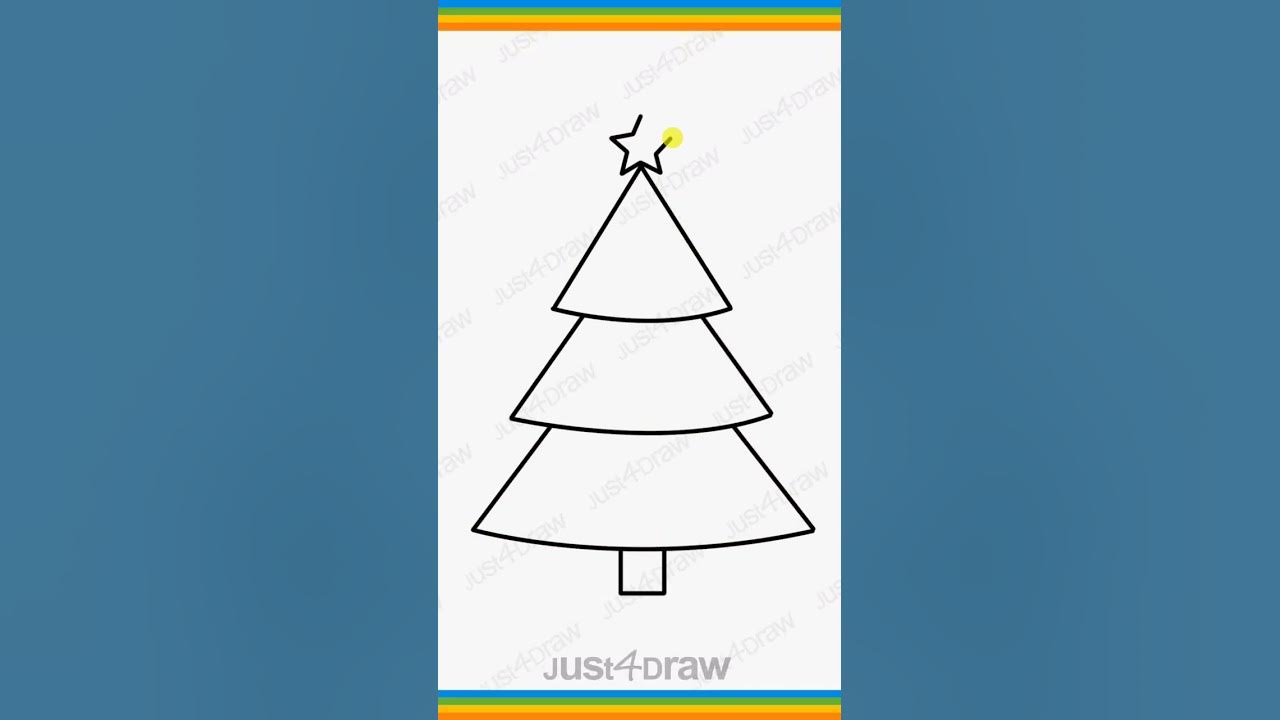 christmas tree drawing 🎄🎄 #shorts #christmastree