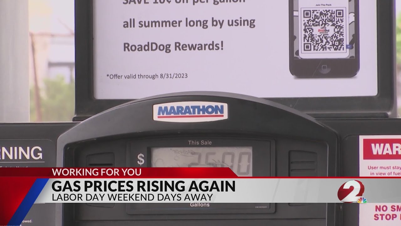 Gas prices expected to impact Labor Day travels - YouTube