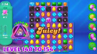 #CANDYCRUSH SODA LEVEL 148 TO 154 HARD LEVEL JHELABS GAMING 
