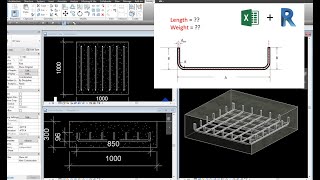 Rebar Length & Weight Calculation (with Excel and Revit Comparison) [TAGALOG]