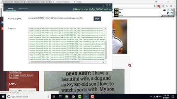 Website Recovery Software Walk Through by Restore My Website