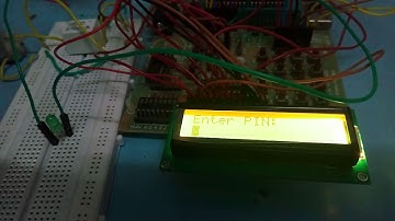 Password based door lock system