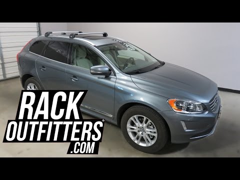 2009 to 2017 Volvo XC60 with Thule AeroBlade EDGE Roof Rack 