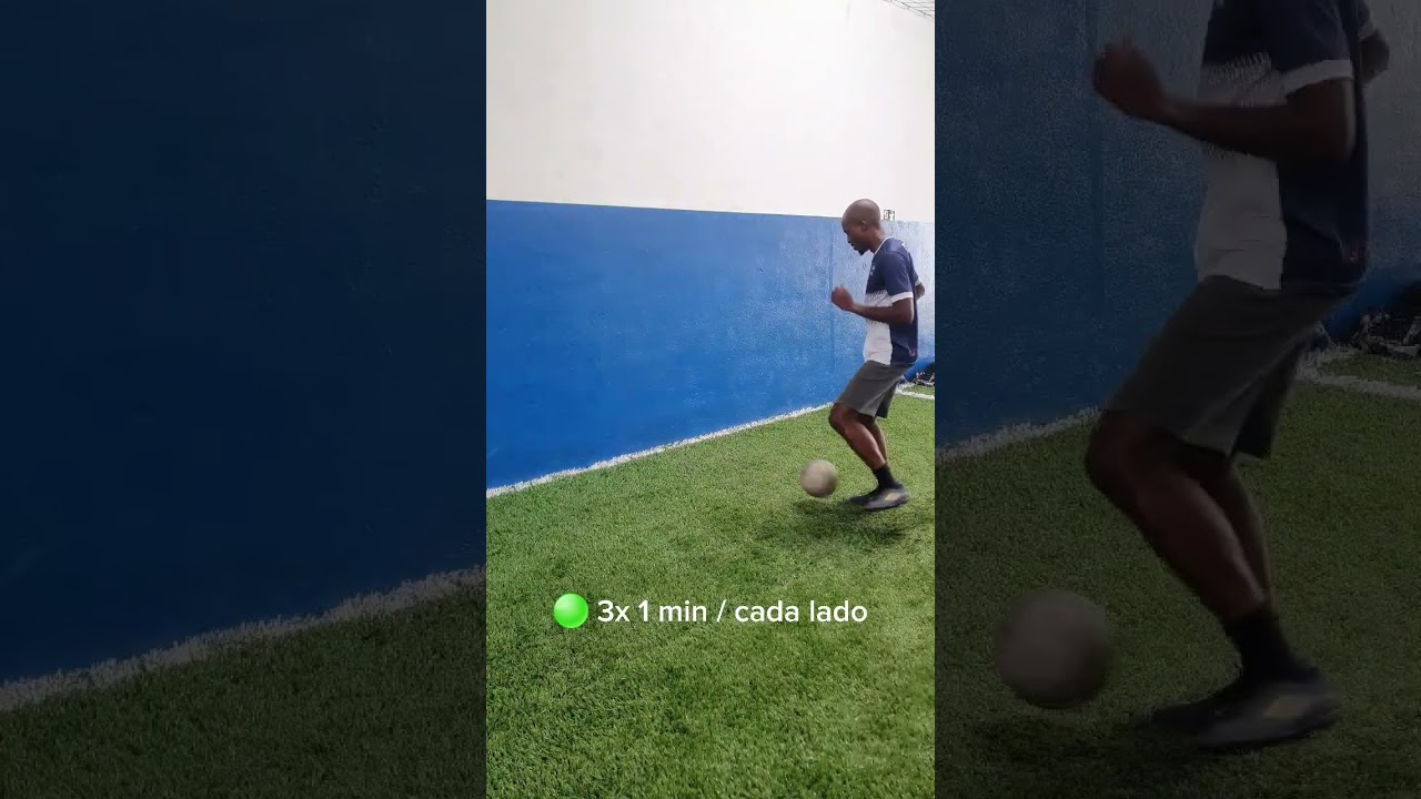 Treino de Futebol Sozinho! Aprenda a Aperfeiçoar Seus Passes como um Craque #futebol #shortvideo