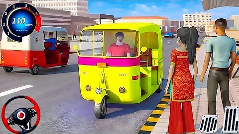 Tuk Tuk Rickshaw Driving Simulator 3D Gameplay - City Auto Driver Game (Android /iOS) - 01