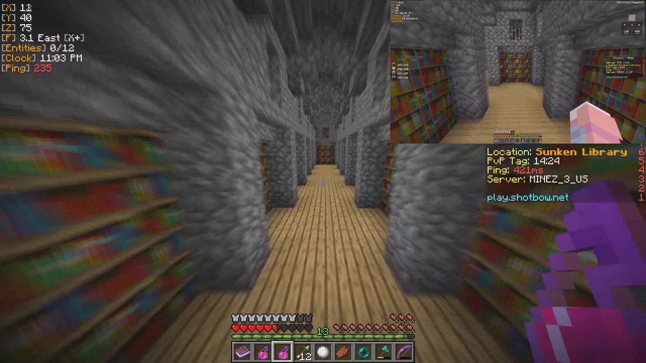 MineZ || Sunken Library Speedrun Group Speedless (Ft Tim, Alqddin and ObsN)