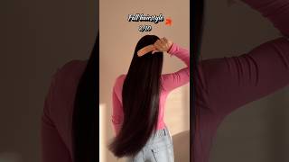 1 minute hairstyle 2/10🍁#hairstyle#tutorial#easyhairstyle#fall#ideas#shorts#longhair#hairtok#hair