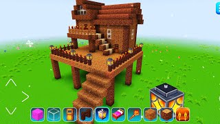 EarthCraft 3D: Block Craft & World Exploration Gameplay #85 | Wooden House 🏠 screenshot 4