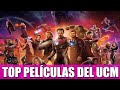 TOP PELÍCULAS DEL UCM (DE PEOR A MEJOR)