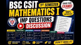 BSC CSIT  First Sem Mathematics I