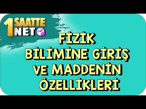 TYT Fizik Bilimine Giriş ve Maddenin Özellikleri Konu Anlatımı #Kamp2023