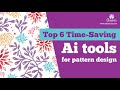 Top 6 time-saving Adobe Illustrator tools for vector repeat pattern design