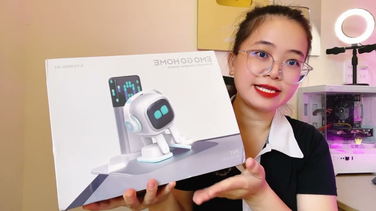 EMO GO  自動充電バージョン 🔥 Unboxing EMO Go Home White Special Edition - Has Strange