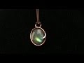 Basic Wire Wrapped Cabochon Pendant, Using Thick Gauge, Tutorial