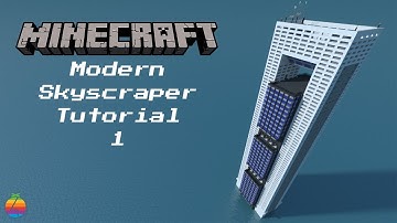 Minecraft - Modern Skyscraper Tutorial #1 (Torre Cepsa Tower)