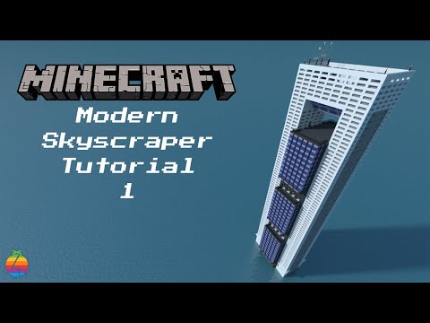 Minecraft - Moderno grattacielo Tutorial # 1 (Torre Cepsa Torre)