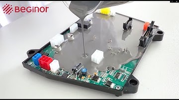 How to use two component potting compound