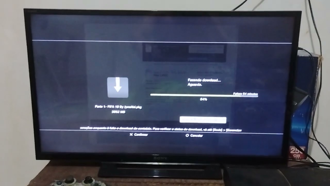 Baixando FIFA 19 no PS3