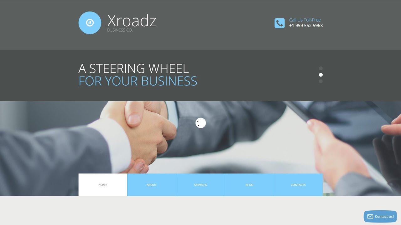 Xroadz WordPress Theme by WT Website Template - 53484