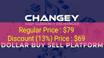 How to Buy  Exchanger Script Cheapest Price | Changey   Online Dollar Buy Sell Platform