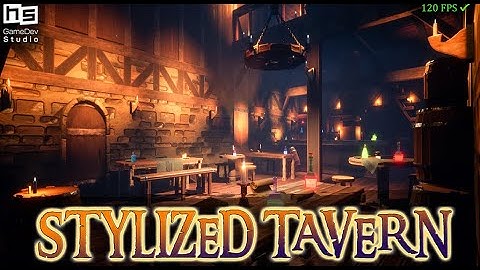 Medieval Stylized Tavern UE4 /5