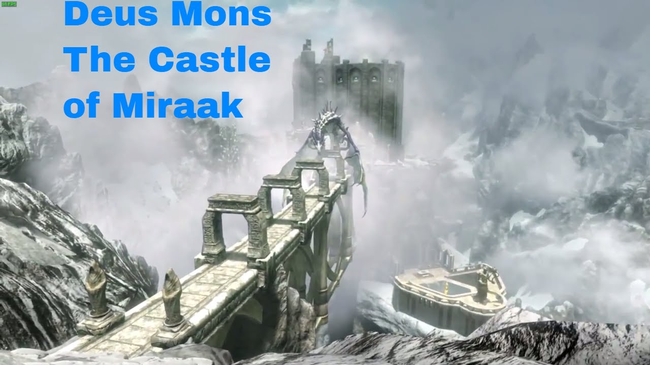 Deus Mons The Castle Of Miraak Skyrim Special Edition Mod Showcase By Amras Anarion