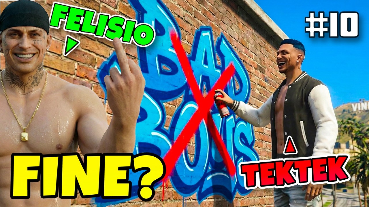 FINE DEI BAD BOYS? 😱 FELISIO E TEKTEK SU GTA5 RP #10